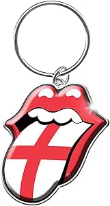 Rolling Stones Tongue Metal [Keychain]