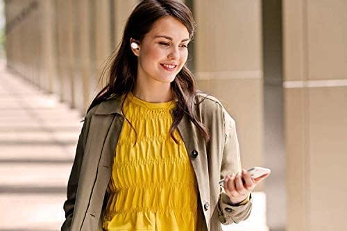 Philips SHB2515WT/10 True Wireless Headphones In-Ear, Headphones Bluetooth Wireless (Built-in Microphone, 110 hours Play Time, Long Battery Life, Noise Cancellation, 3 Ear Cap Types) - White