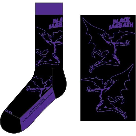 Black Sabbath Socks Logo and Demon [Socks]