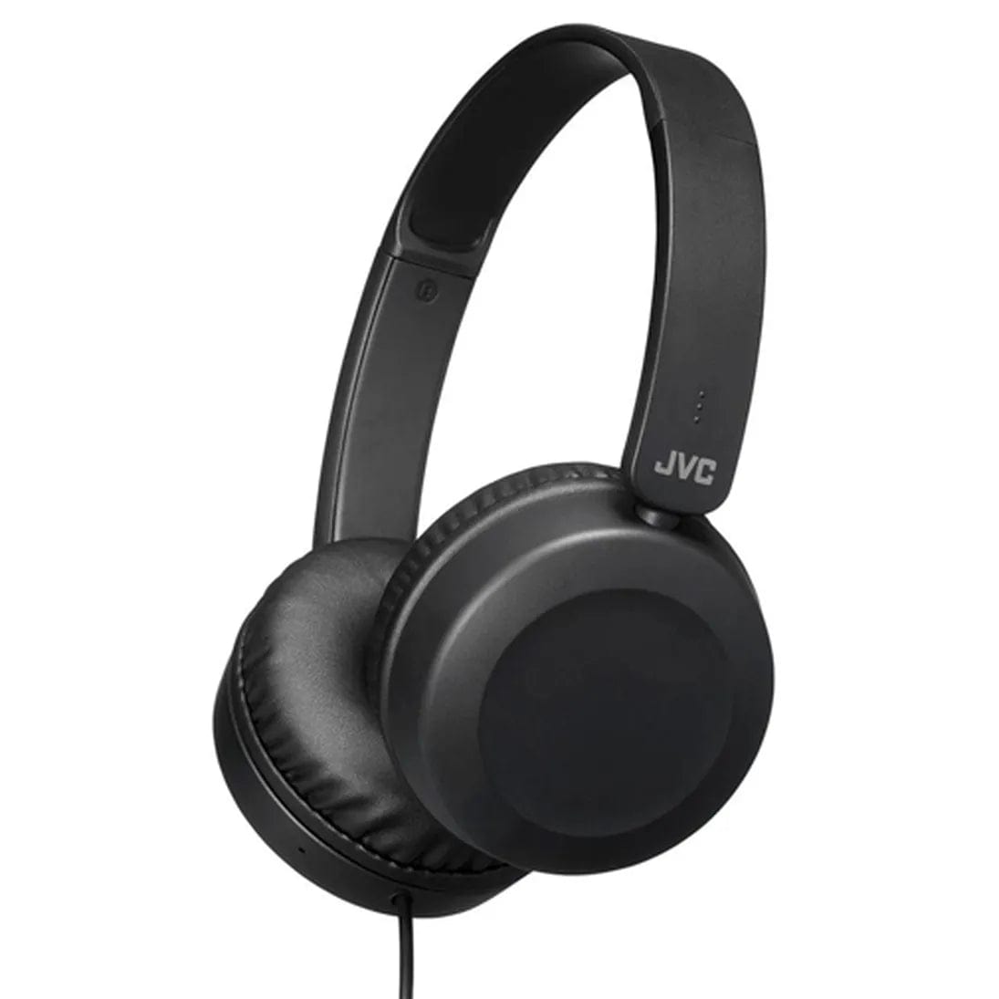 JVC Foldable Lightweight HA-S31M On-Ear Headphones with Built-In Remote, Microphone and Call Handling, Black