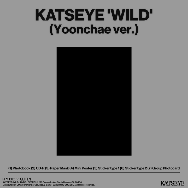 Wild (Yoonchae Version) - KATSEYE [CD] - Vinyl8