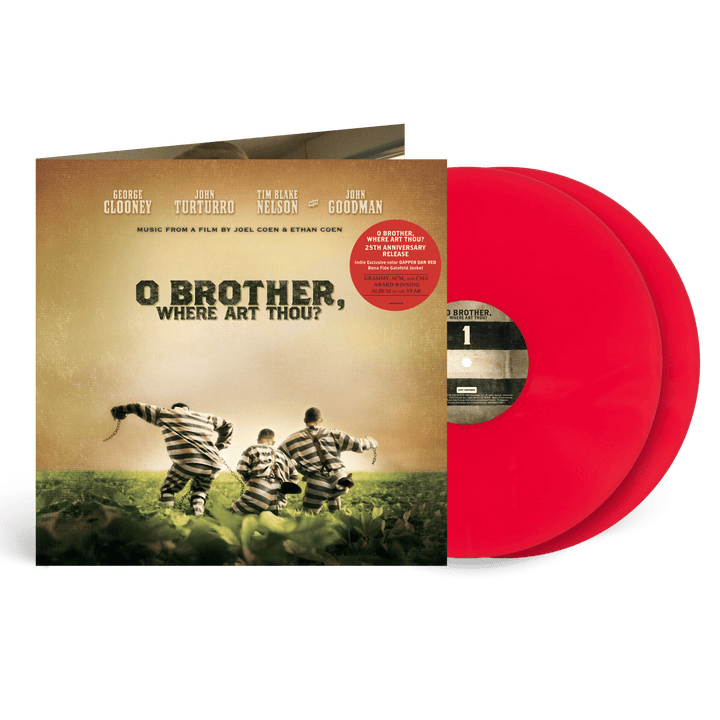 O Brother, Where Art Thou? Soundtrack (25 Year Anniversary Dapper Dan Red Edition) - Various Artists [Colour Vinyl]