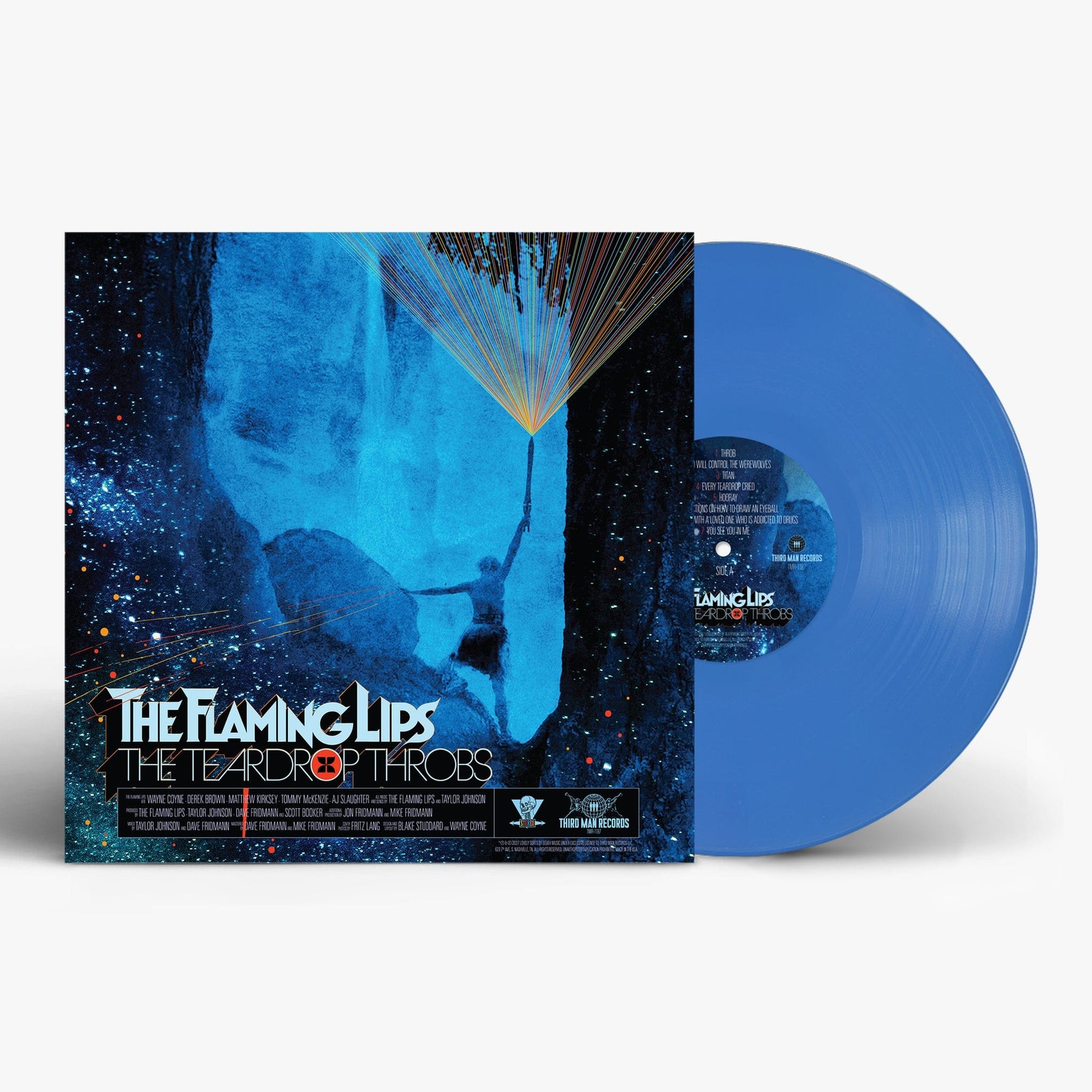 The Teardrop Throbs (Opaque Blue Edition) - The Flaming Lips [Colour Vinyl] - Vinyl8