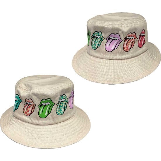 The Rolling Stones Bucket Hat: Multi-Tongue Pattern X/XL [Hat]