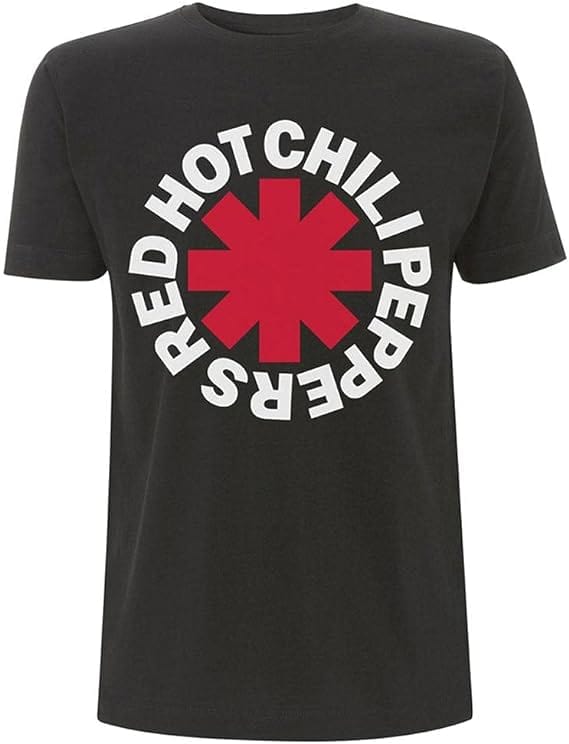 Red Hot Chili Peppers: Classic Asterisk Logo, Black - Medium [T-Shirts]