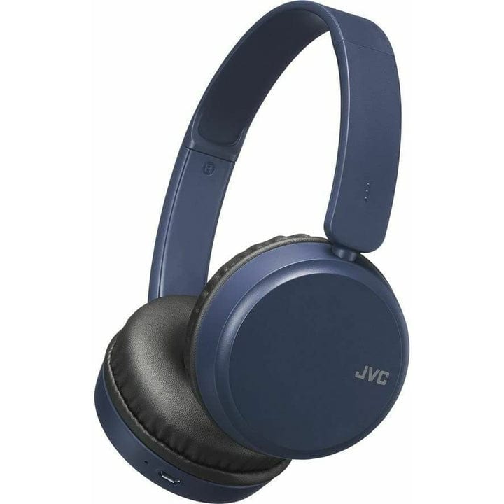JVC Deep Bass Bluetooth On Ear Headphones - Blue [Accessories]