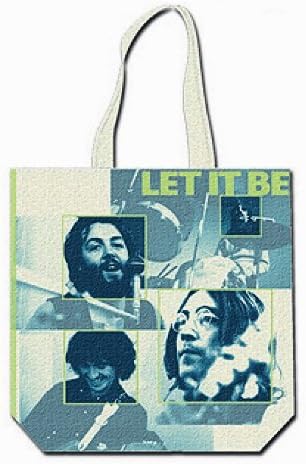 The Beatles Cotton Tote Bag: Let it be (with zip top) [Bag]