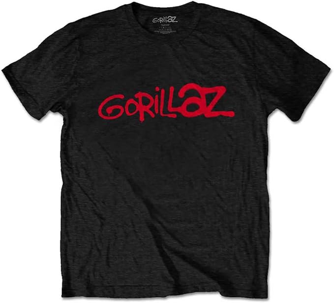 Gorillaz Band Logo, Black - Large [T-Shirts]