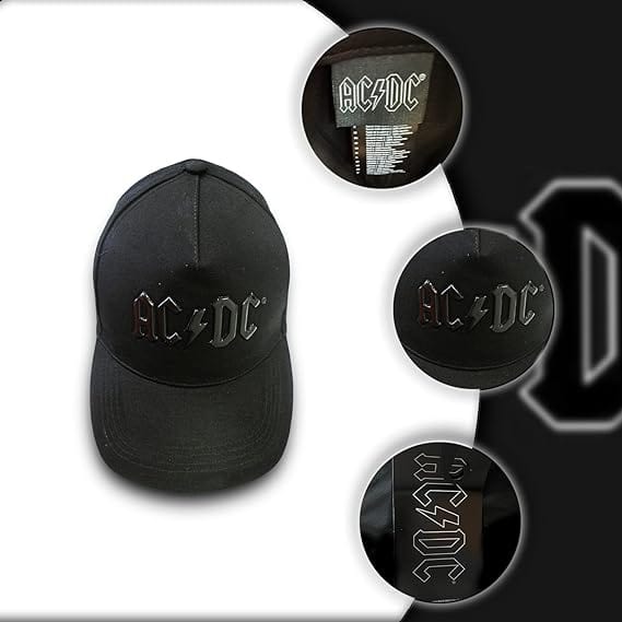 AC/DC Logo Snapchat, Black [Hat]