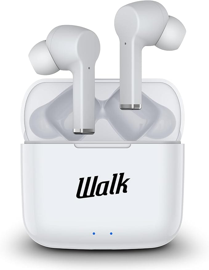 Walk Audio W401 Wireless Bluetooth Earphones, White [Accessories]