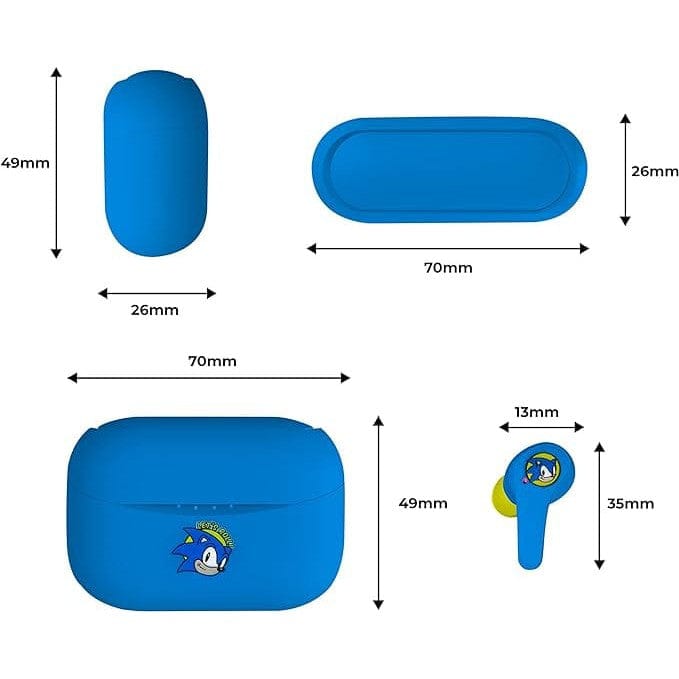 Sonic The Hedgehog Earpods (Blue) Earphones [Accessories]