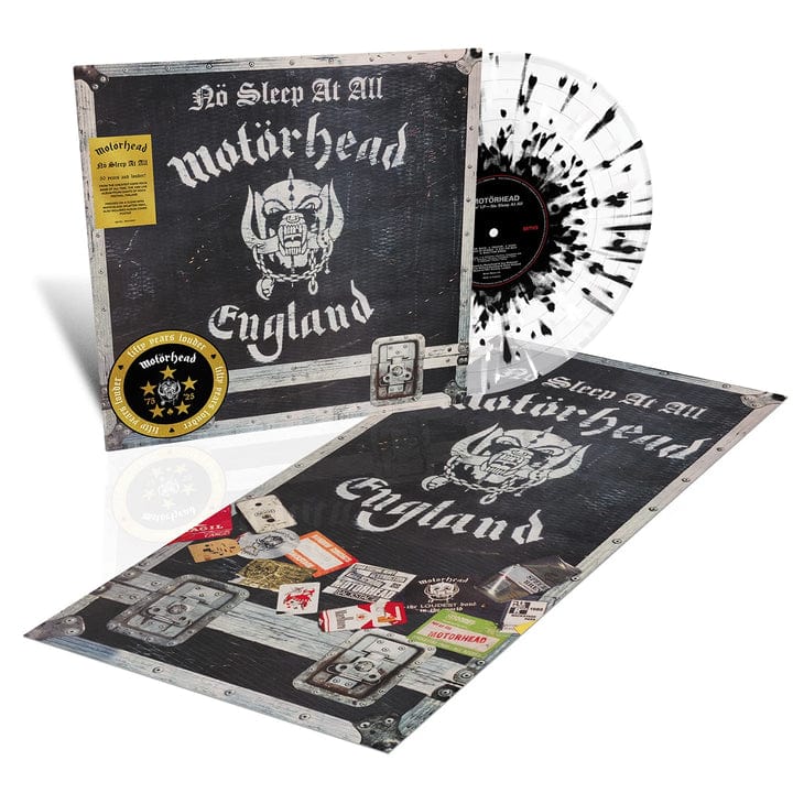 No Sleep at All (50th Anniversary Black & White Splatter Edition) - Motörhead [Colour Vinyl]