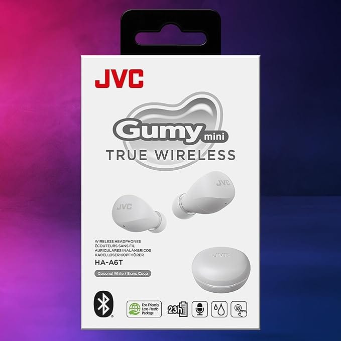 JVC HA-A6T Gumy Mini Wireless Bluetooth Earphones [Accessories]