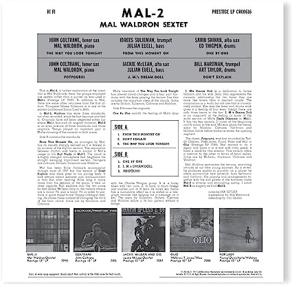 Mal/2 - Mal Waldron Sextet [VINYL]