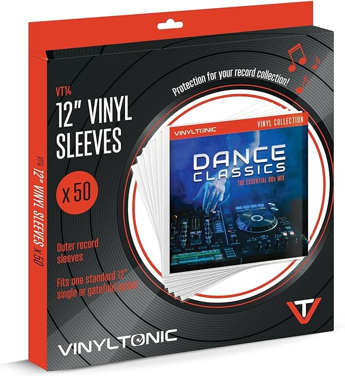 Vinyl Tonic Pack of 50 12" Vinyl Record Sleeves [Accessories]