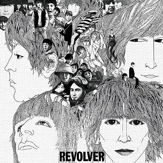 The Beatles Canvas (Revolver Design) Square Canvas Board 40x40cm [Posters & Merchandise]
