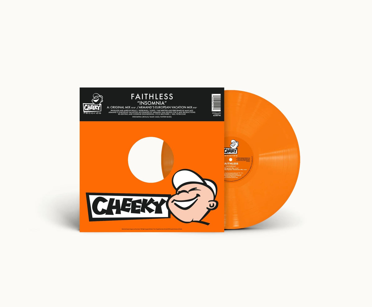 Insomnia: 30th Anniversary (Orange Edition) - Faithless [Colour Vinyl] - Vinyl8