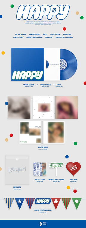 Happy - Jin [Colour Vinyl] - Vinyl8