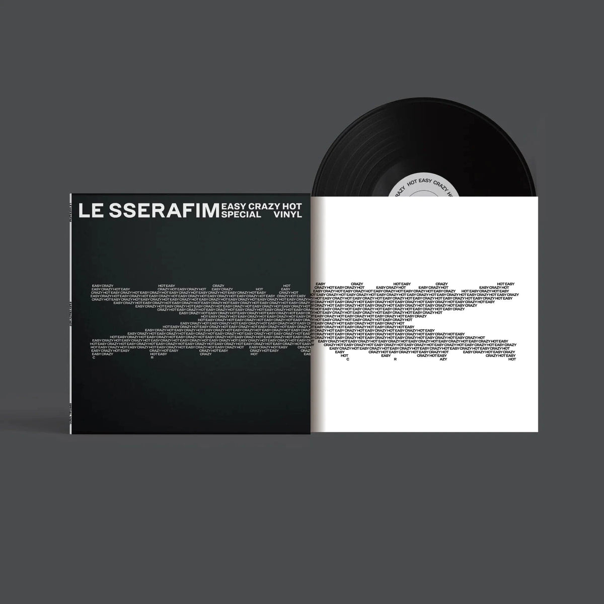 EASY-CRAZY-HOT SPECIAL VINYL (SILVER WHITE Ver.) - LE SSERAFIM [Colour Vinyl]