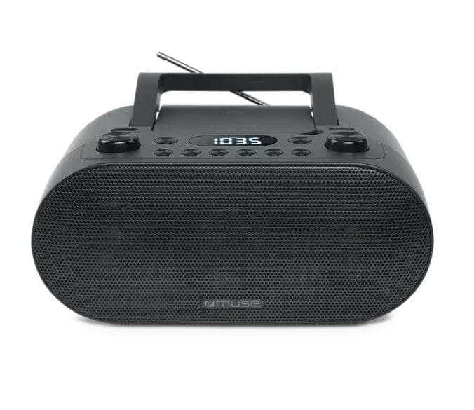 Muse Portable Radio CD/MP3 Player with Bluetooth, USB Port - Black [Tech & Turntables]