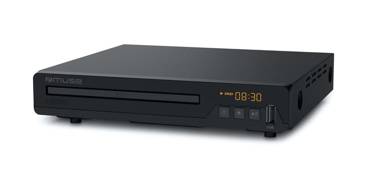 Muse DVD player, Full HD, USB, HDMI, RCA, Remote Control (No Plug - Only USB cable) [Tech & Turntables]