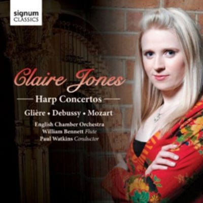 Gliere/Debussy/Mozart: Harp Concertos - Claire Jones [CD]