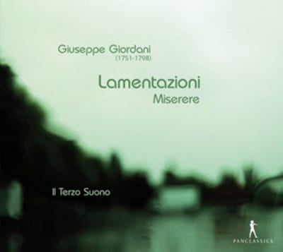 Giuseppe Giordani: Lamentazioni/Miserere - Giuseppe Giordani [CD]