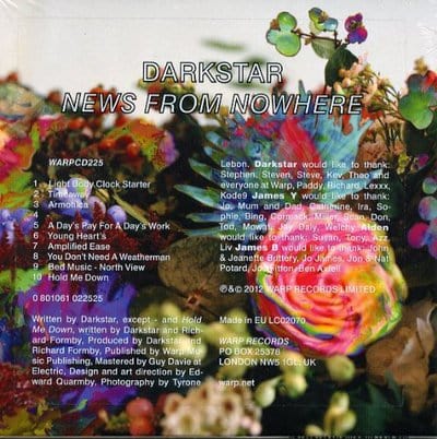 News from Nowhere - Darkstar [CD]