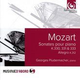Mozart: Sonates Pour Piano K.330, 331 & 333/Allegro K.312:   - Wolfgang Amadeus Mozart [CD]