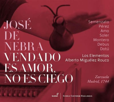 José De Nebra: Vendado Es Amor, No Es Ciego:   - José de Nebra [CD] - Vinyl8