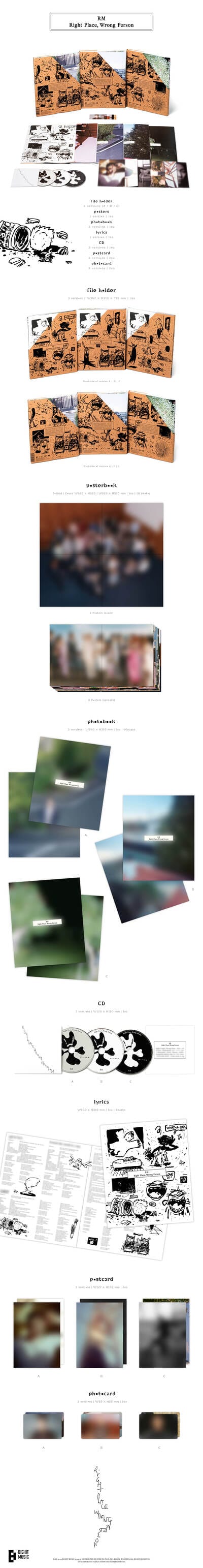 Right Place, Wrong Person (Version B) - RM [CD]