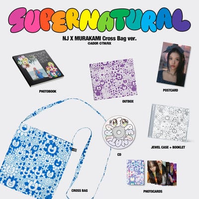 NewJeans 'Supernatural' NJ X MURAKAMI (Cross Bag Ver.) - NewJeans [CD]