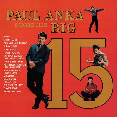 Paul Anka Sings His Big 15 - Paul Anka [VINYL] - Vinyl8