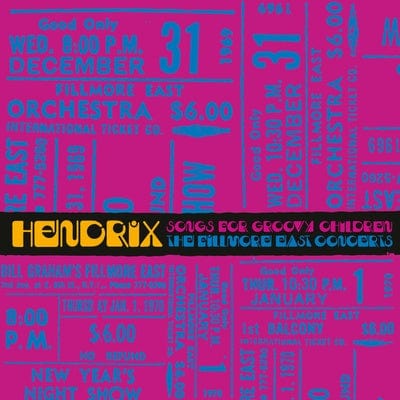 Songs for Groovy Children: The Fillmore East Concerts (Black Friday 2024) - Jimi Hendrix [Colour Vinyl] - Vinyl8