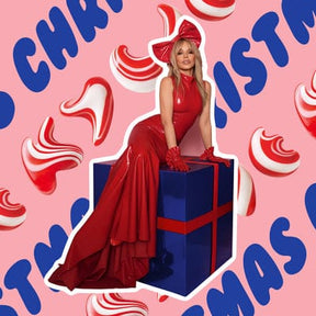 Kylie Christmas (Fully Wrapped) (Indie Exclusive Pink Marble LP) - Kylie Minogue [Colour Vinyl]