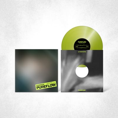 2nd Studio Album 'PUREFLOW' Pt.1 (Electric Yellow Glitter Ver.) - LE SSERAFIM [Colour Vinyl] - Vinyl8