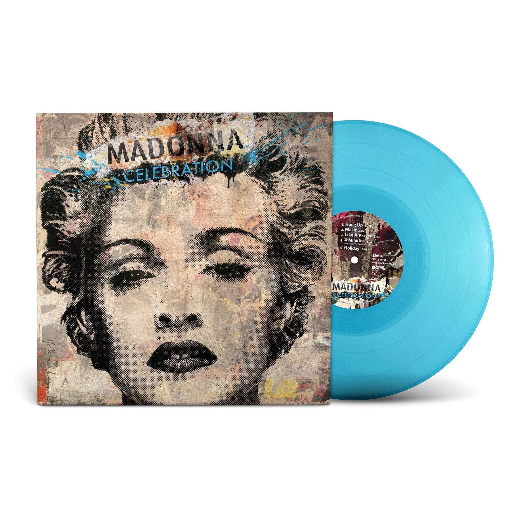 Celebration (Transparent Light Blue Edition) - Madonna [Colour Vinyl] - Vinyl8