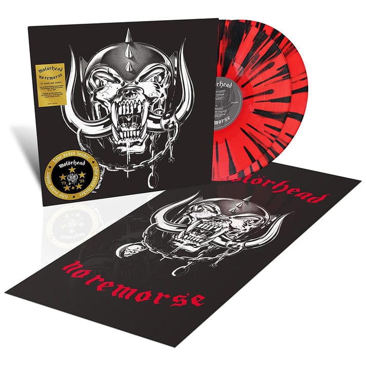 No Remorse (50th Anniversary Red & Back Splatter Edition) - Motörhead [Colour Vinyl]