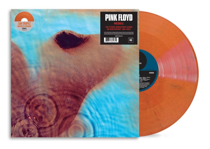 Meddle (National Album Day 2026 St Tropez Marbled Orange) - Pink Floyd [Colour Vinyl]