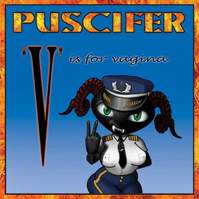 V Is For Vagina (2023 Reissue) - Puscifer [Orange Crush with Canary Yellow Vinyl]