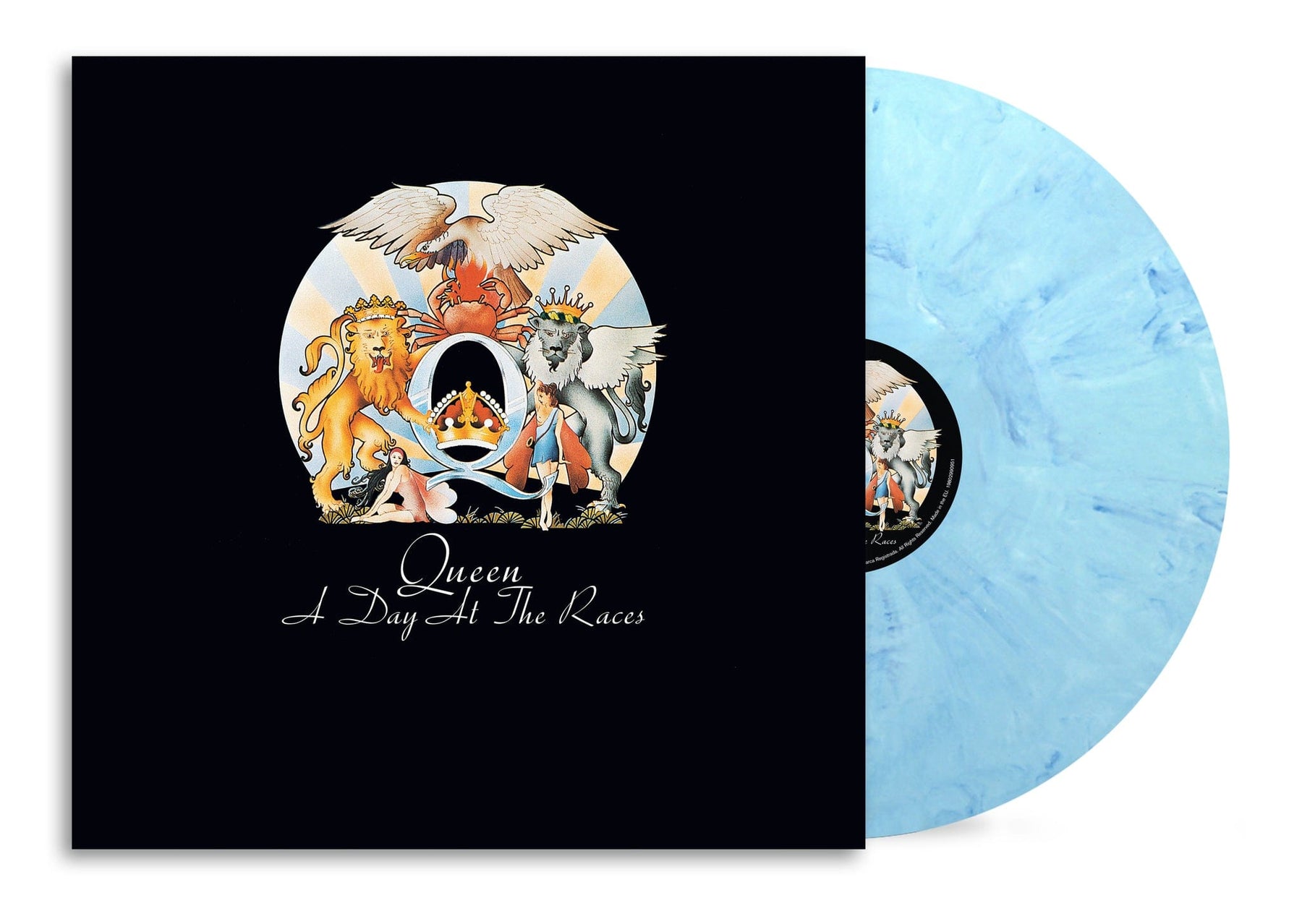 A Day at the Races (50th Anniversary Blue Marbled Edition) - Queen [Colour Vinyl] - Vinyl8