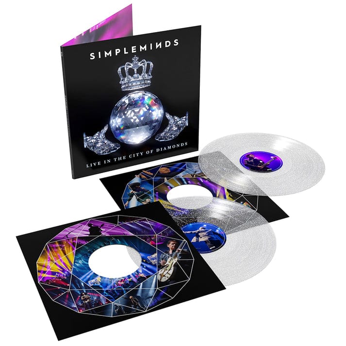Live in the City of Diamonds (Clear with Glitter Edition) - Simple Minds [Colour Vinyl]
