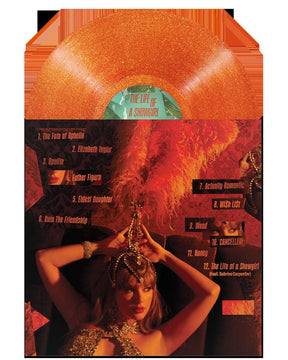 The Life of a Showgirl: Sweat And Vanilla Perfume Portofino Orange Glitter Edition - Taylor Swift [Colour Vinyl]