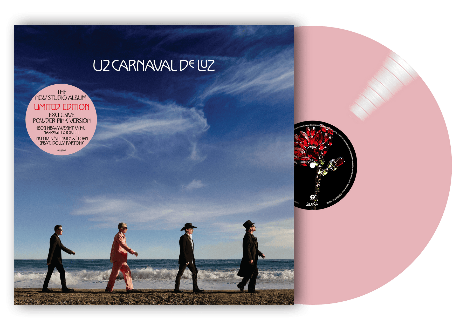 Carnaval De Luz (Limited Indie Retail Powder Rose Pink Edition) - U2 [Colour Vinyl] - Vinyl8