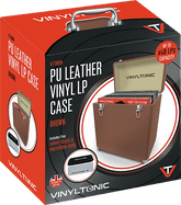 LEATHER VINYL LP CASE (BROWN) [Accessories]