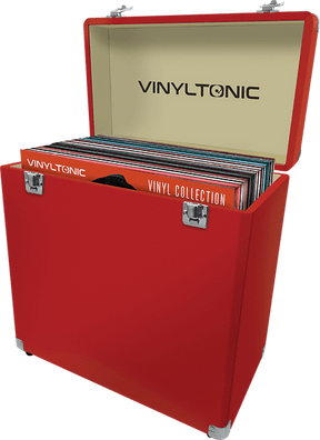 VINYL TONIC PU LEATHER VINYL LP CASE (RED) [Accessories]