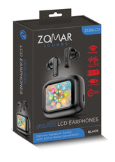 Zomar ZS3BLCD Sounds LCD Earpods (Black) [Accessories]