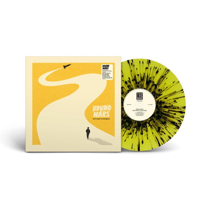 Doo-Wops & Hooligans (Exclusive Translucent Yellow with Black Splatter Edition) - Bruno Mars [Colour Vinyl]