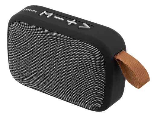 Streetz S101 Portable Bluetooth Speaker, USB/TF/FM, Black [Tech & Turntables]
