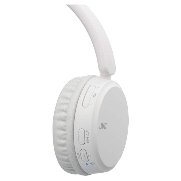 JVC Carbon Bluetooth Headphones, White [Accessories]